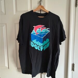 Black Dolphin Graphic Tee